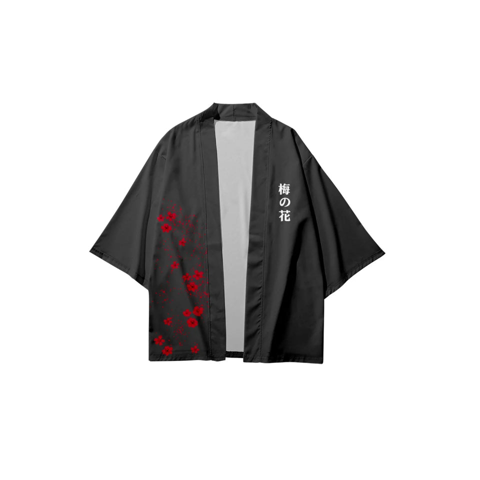 Veste Kimono Femme Fleurs de Cerisier