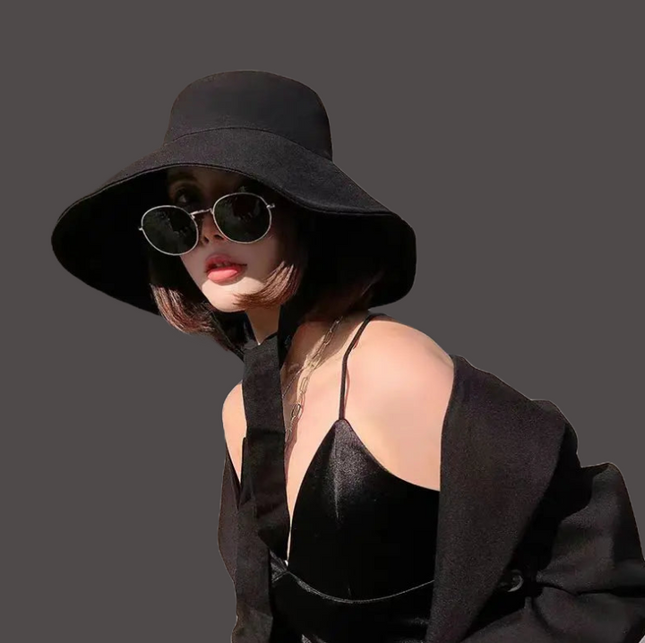 Chapeau Soleil Japonais femme noir