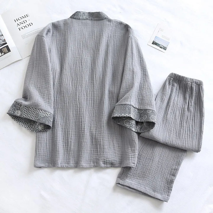 Jinbei Homme Hiver Gris