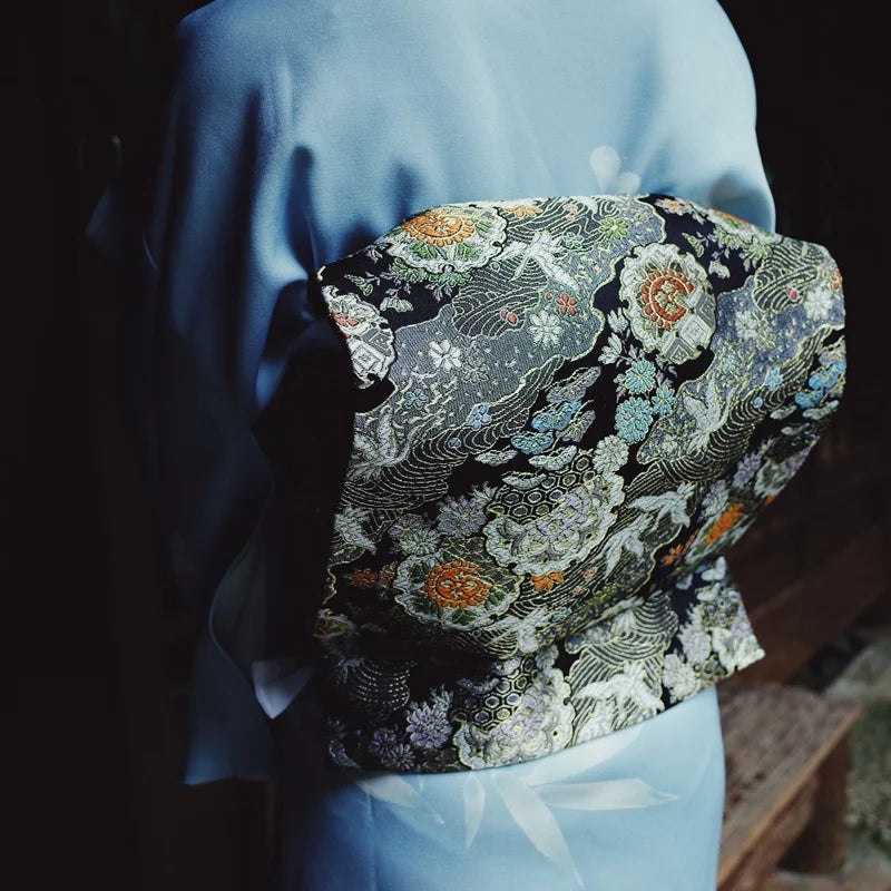 Yukata Kimono Femme Japonais Obi