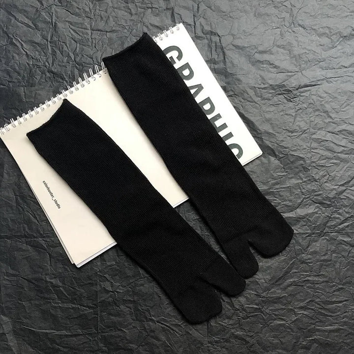 Chaussettes Japonaises Tabi Colorées Noires