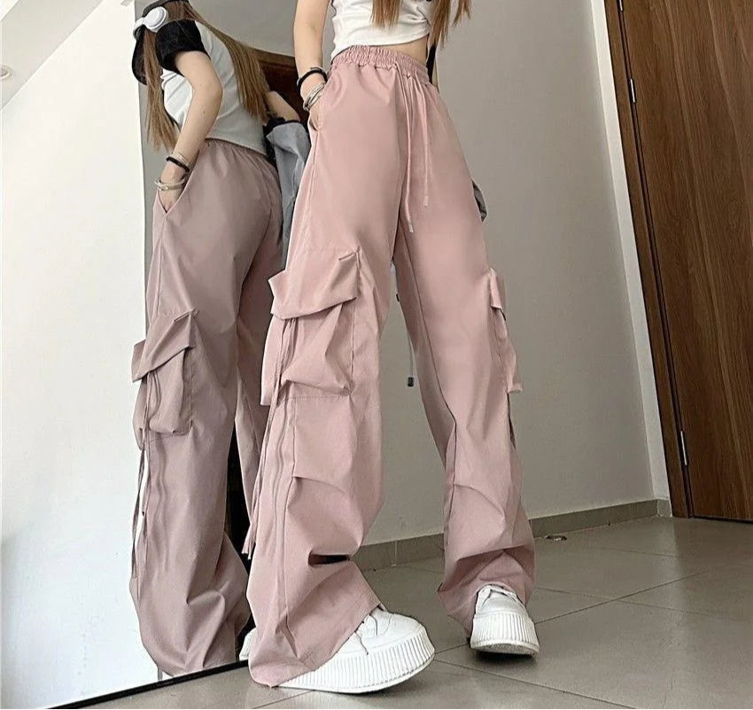 Pantalon Streetwear pour Femme Rose