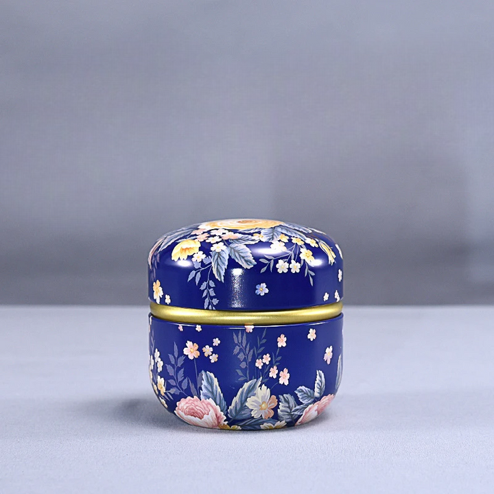 Boîte à Thé Ronde Japonaise