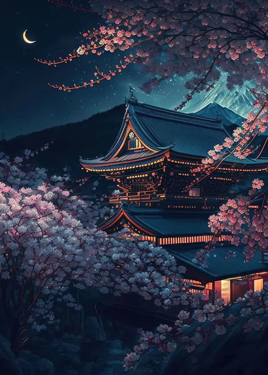 Tableau Japonais Montagne Fuji pas cher