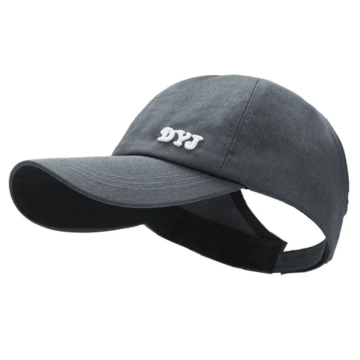 Casquette Japonaise À Queue De Cheval Gris