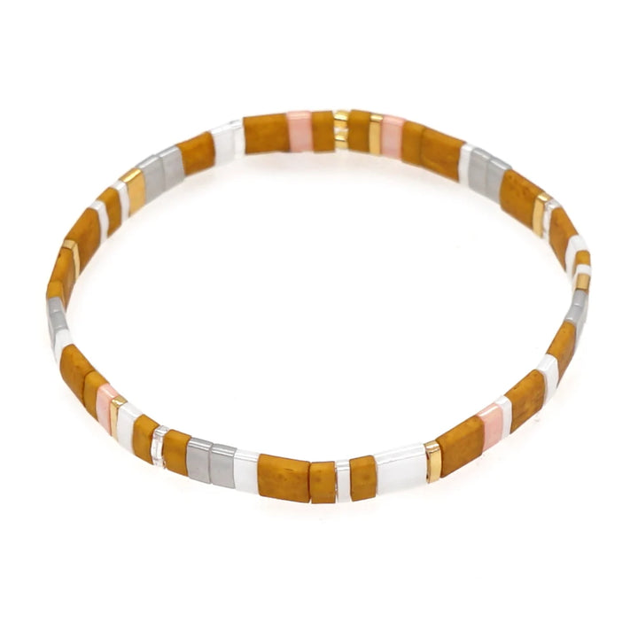 Bracelet Miyuki Tila Multicolore