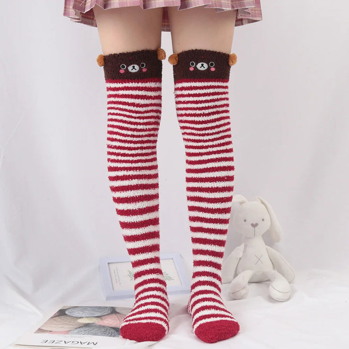 Chaussettes Hautes Kawaii Chaudes