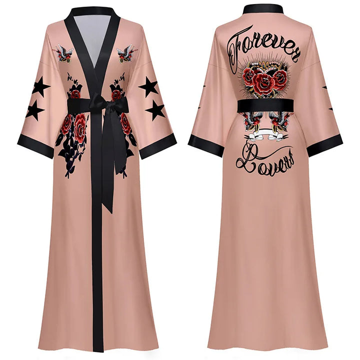 Kimono Robe de Chambre Femme Léger