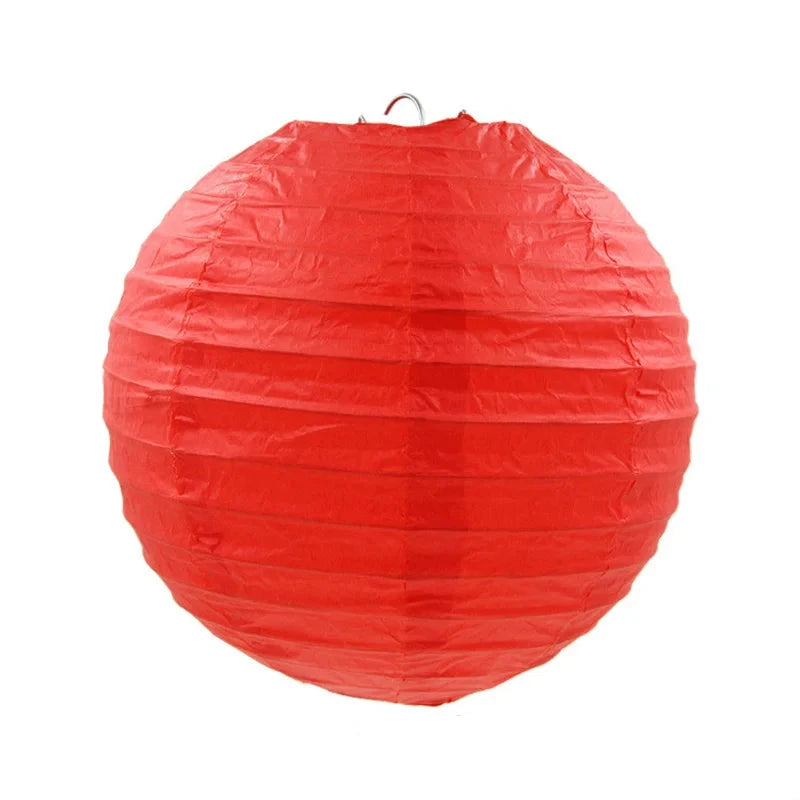 Boule Japonaise en Papier Rouge