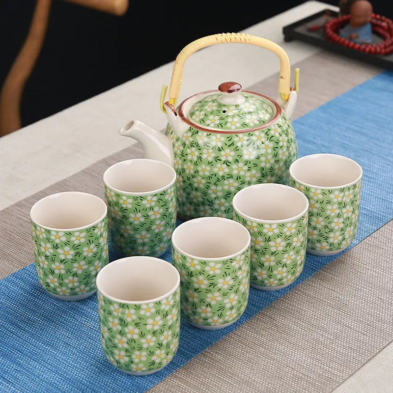 Ensemble théière et tasse japonaise