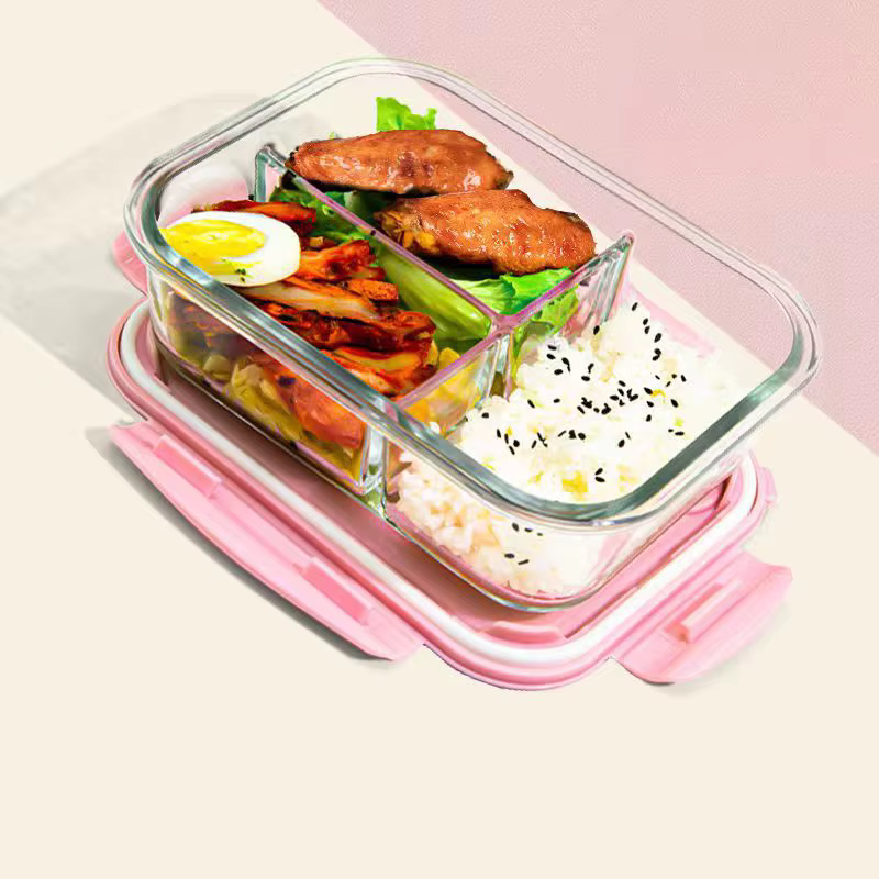 Boite à lunch bento en verre