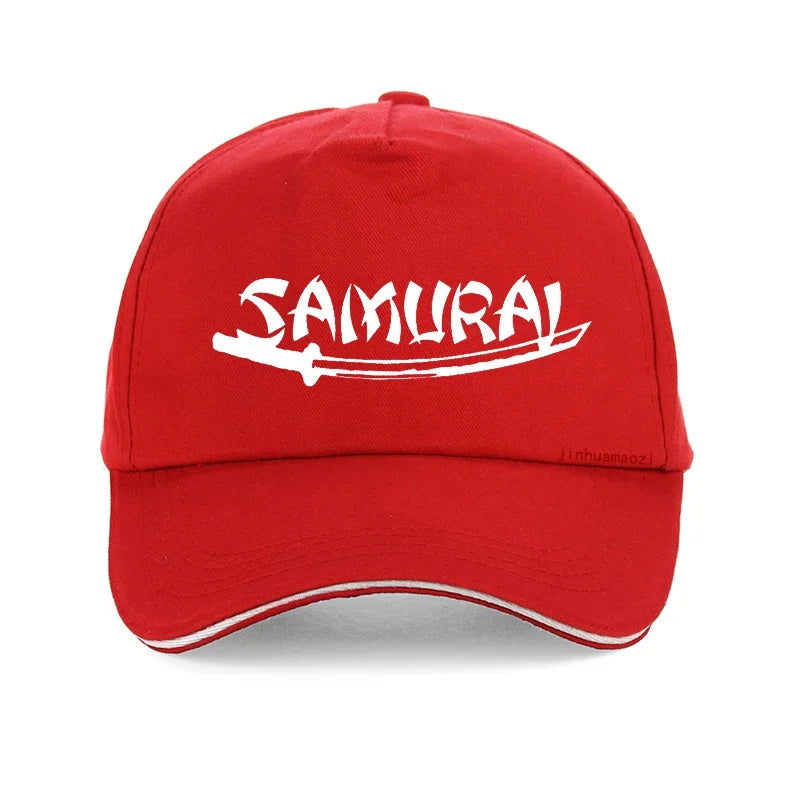 Casquette Japonaise Au Design Épuré Rouge