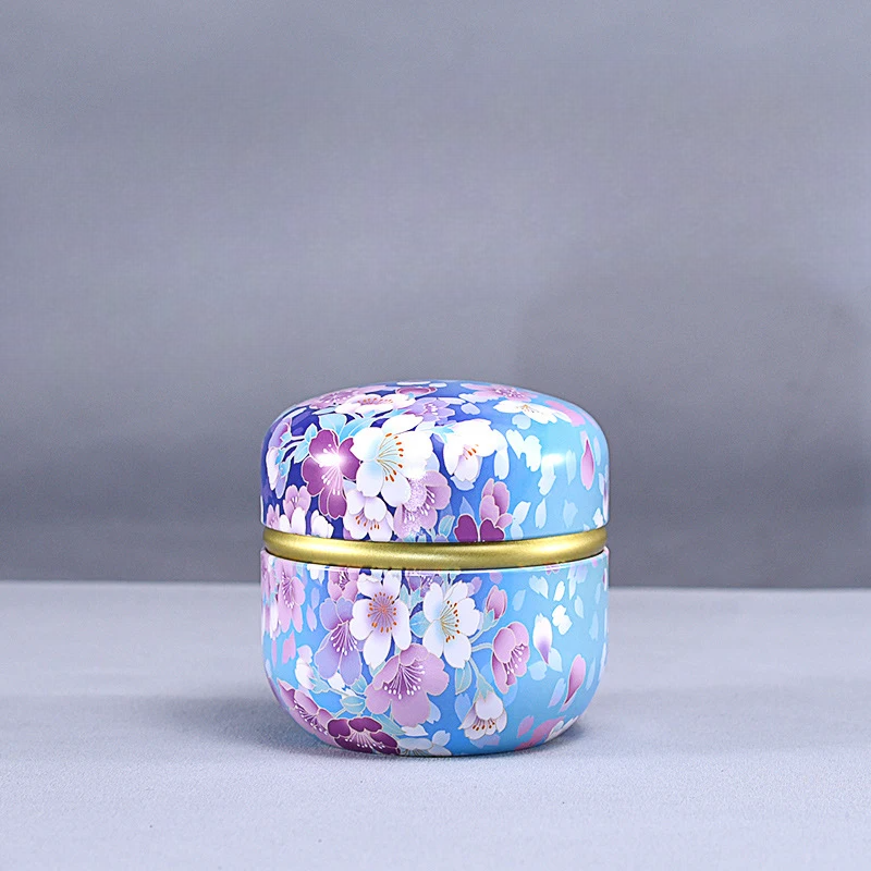 Boîte à Thé Ronde Japonaise