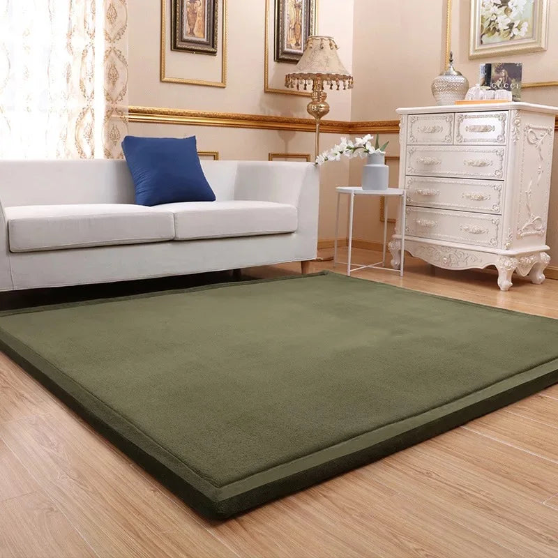 Tapis Japonais pour Salon vert foncé