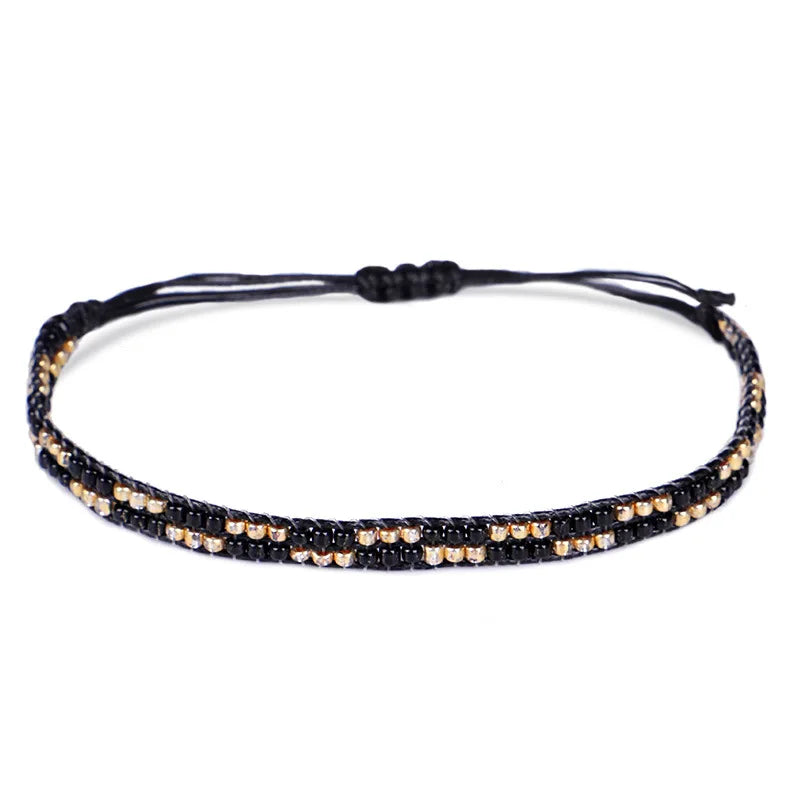 Bracelet Miyuki Perles Japonaises noir