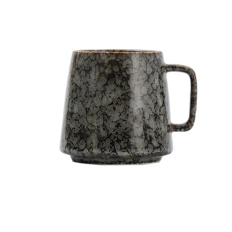 Mug Japonais Vintage Design Gris et Noir 