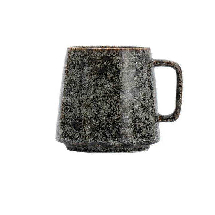 Mug Japonais Vintage Design Gris et Noir 