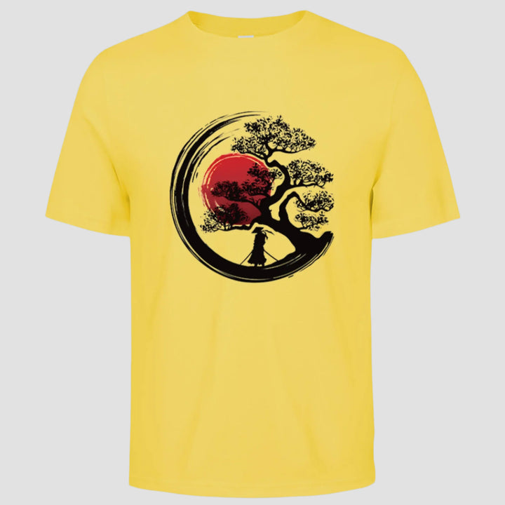 T-shirt Japonais d’Eté Jaune