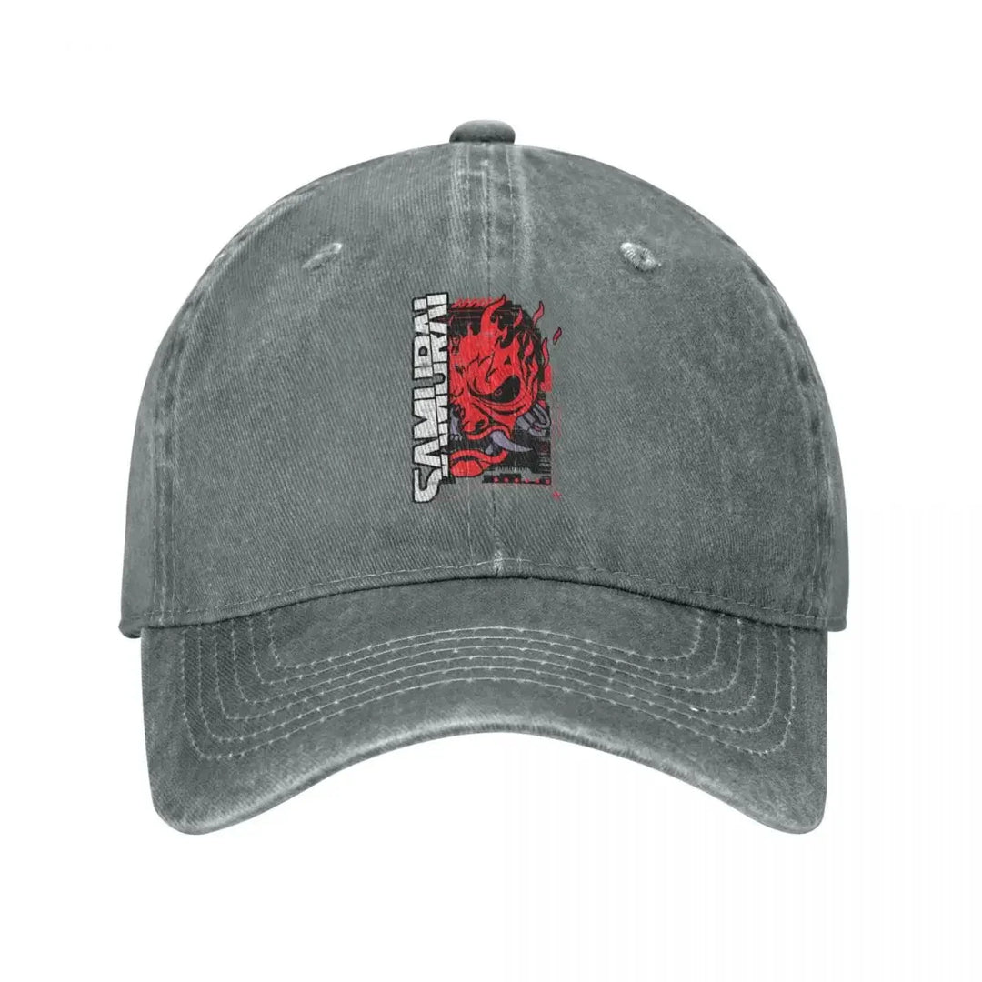 Casquette Japonaise Samurai denim