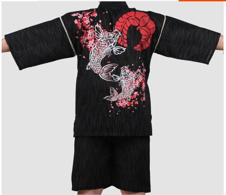 Jinbei Homme Carpe Koi Décontracté