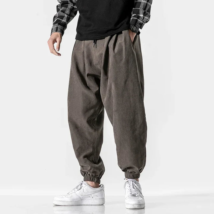 Pantalon Japonais Sarouel Style Urbain  Gris