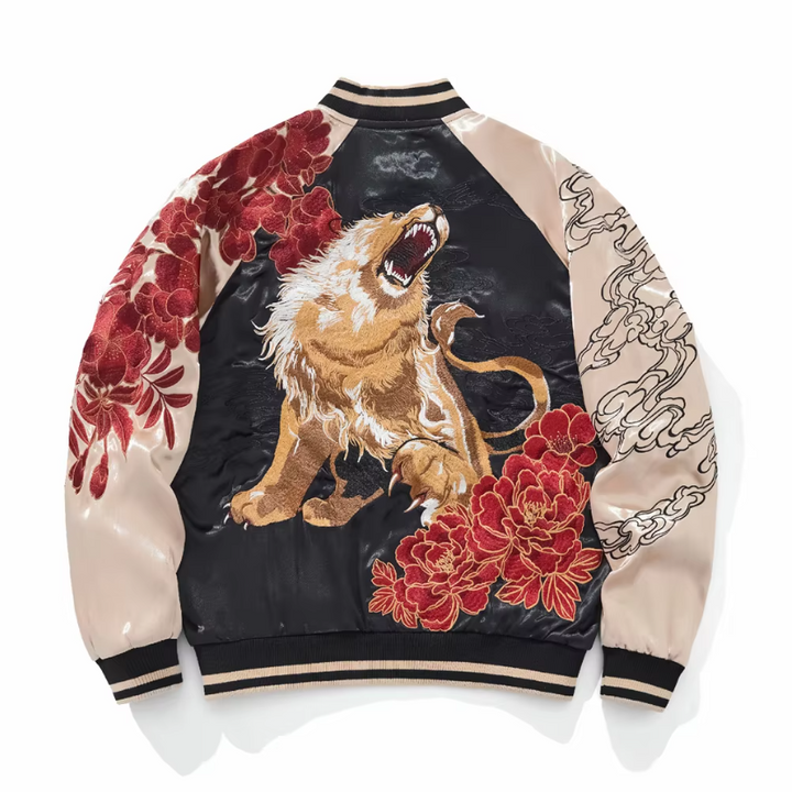 Embroidered Lion Sukajan
