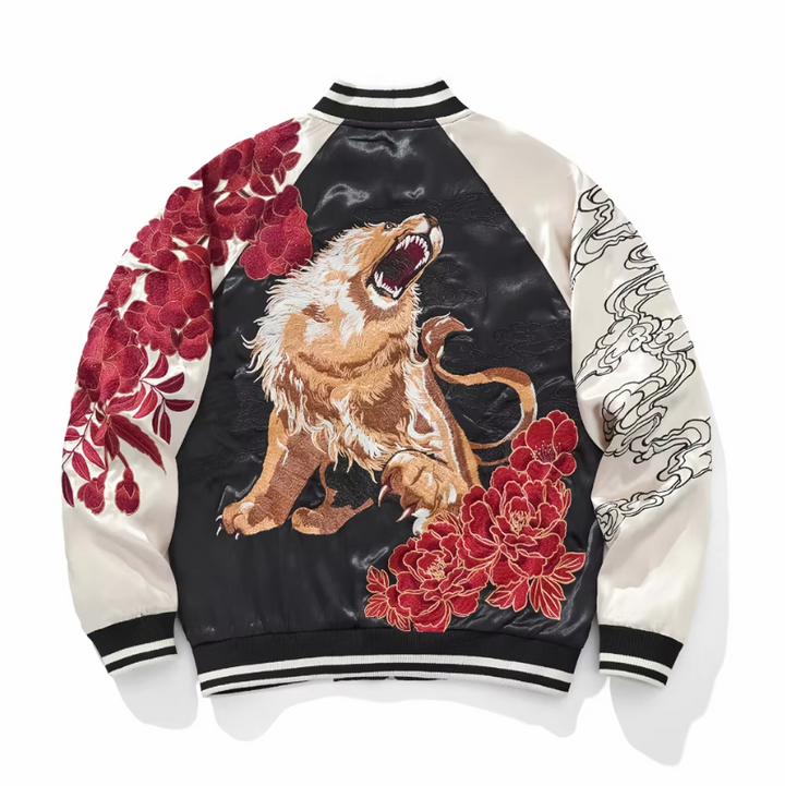 Embroidered Lion Sukajan