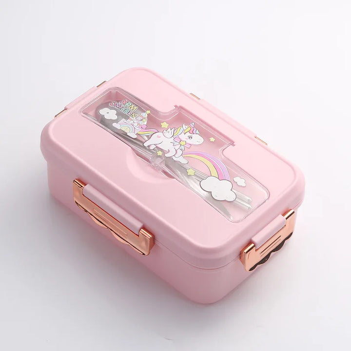 Boite bento enfant rose 