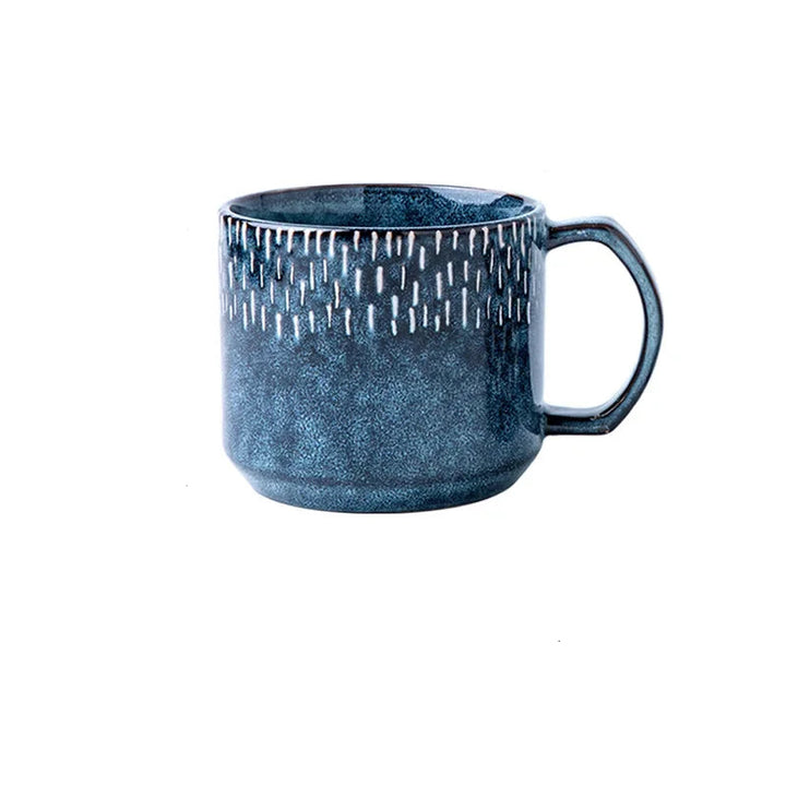 Mug Japonais De Qualité Bleu