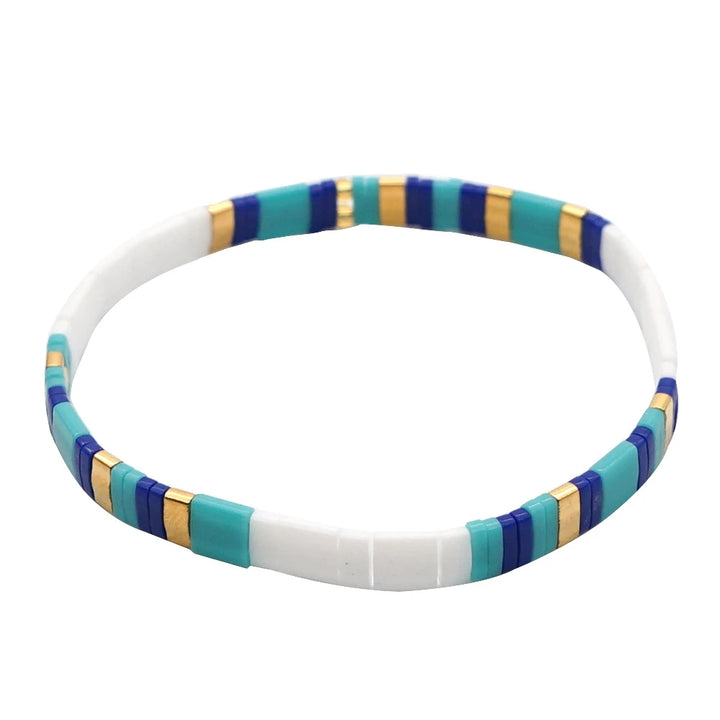 Bracelet miyuki bleu