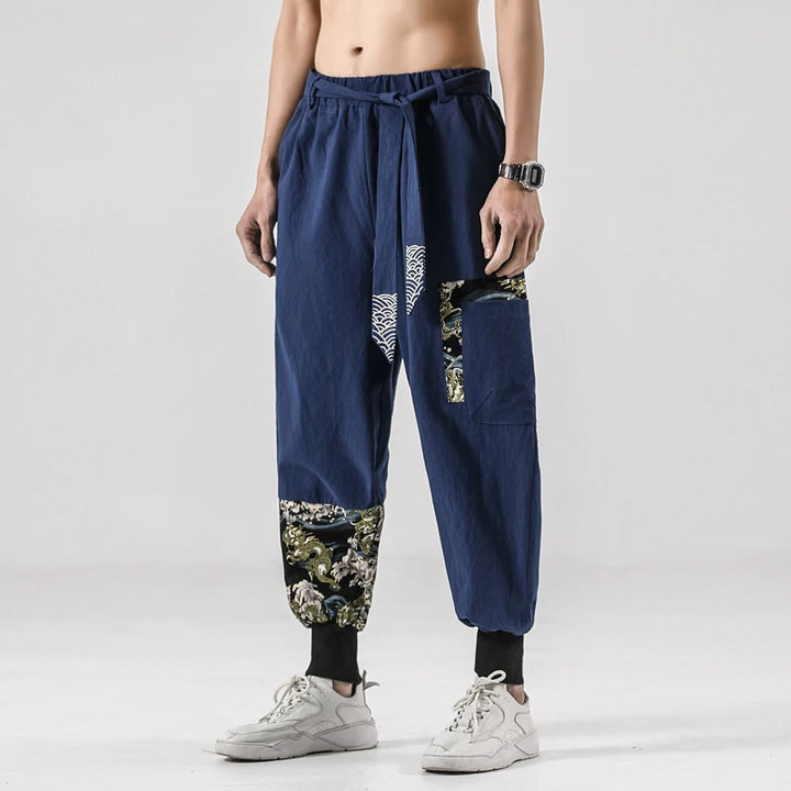 Pantalon Japonais Motifs Traditionnels