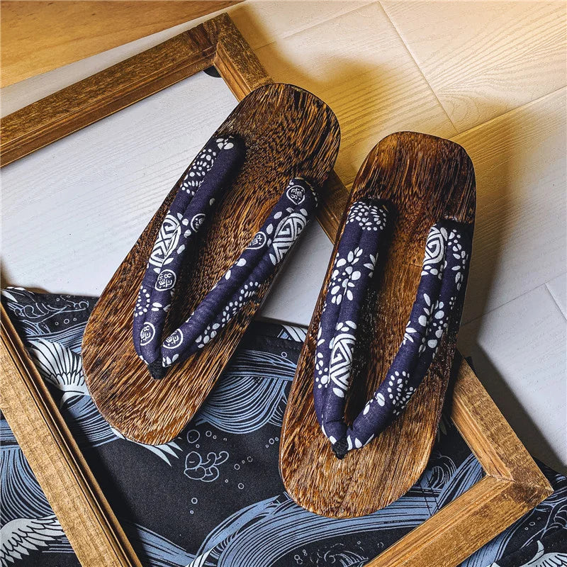 Geta Japonaise Homme Confort bleu