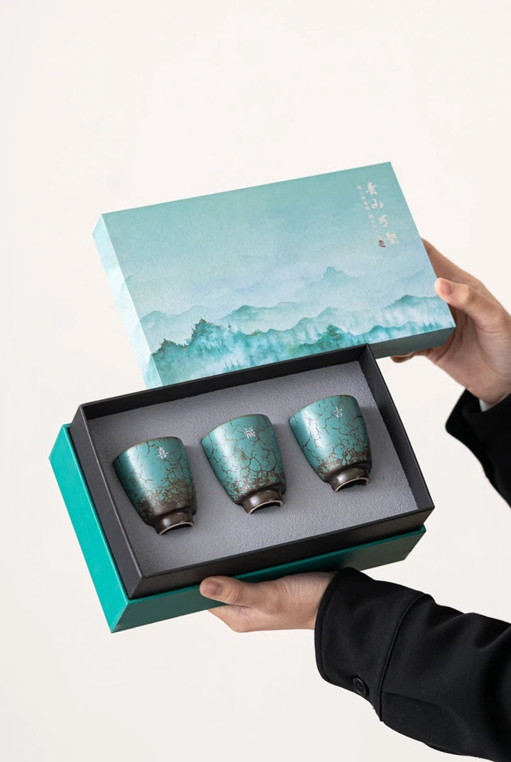 Coffret Tasse à thé en céramique japonaise