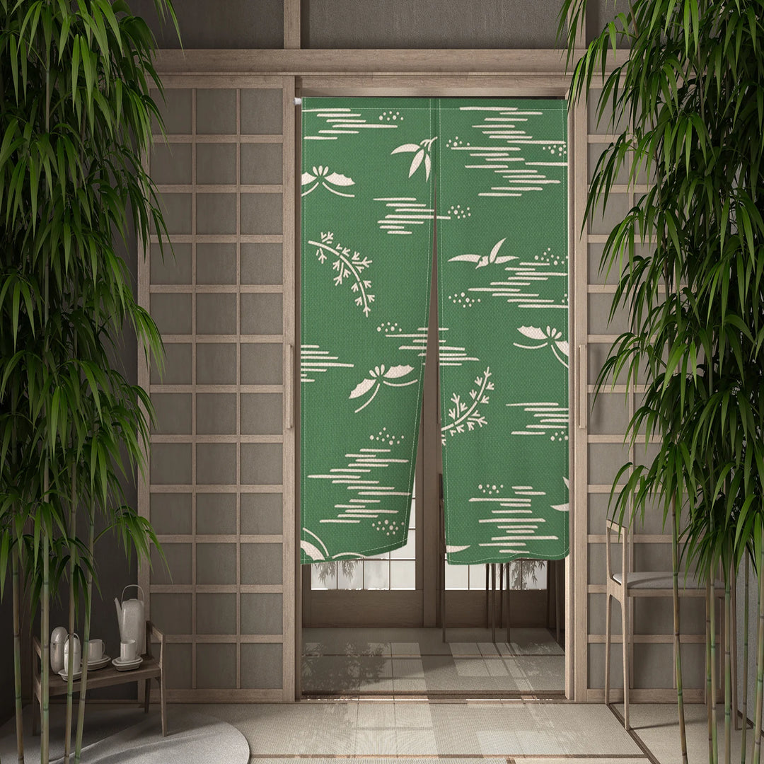 Rideau Japonais Impression 3D vert