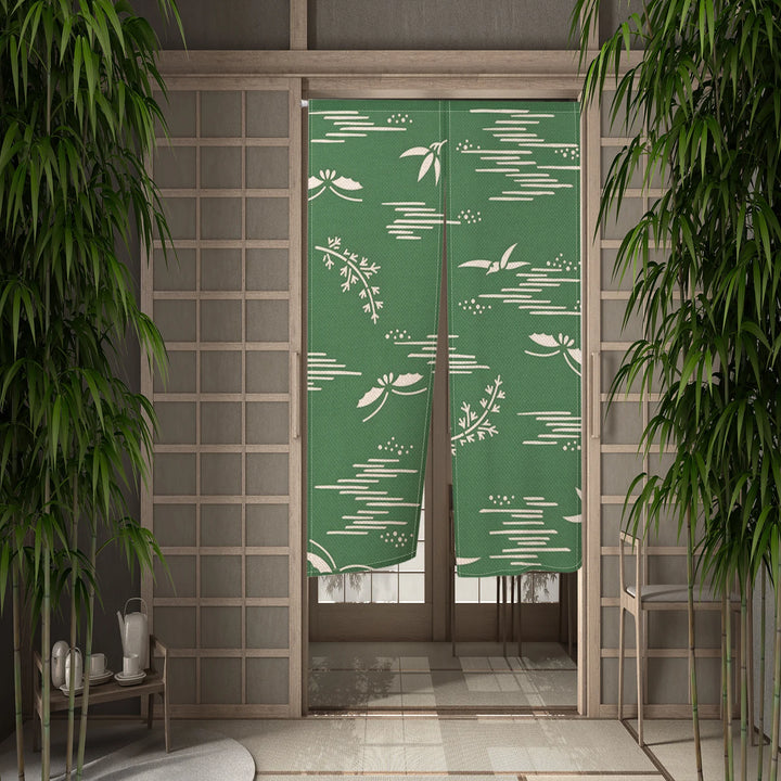 Rideau Japonais Impression 3D vert