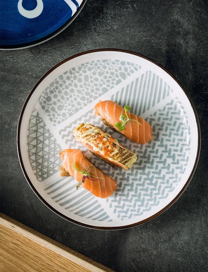 Assiette Japonaise Stylée motif