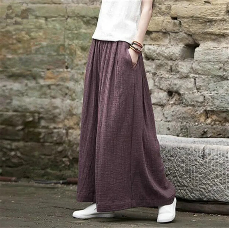 Pantalon Japonais Femme Large