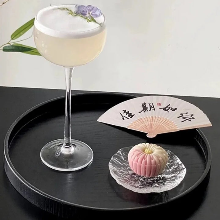 Verre à Pied Japonais de Luxe Délicat