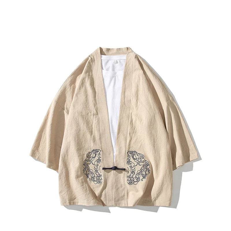 Veste Style Kimono Homme Légère