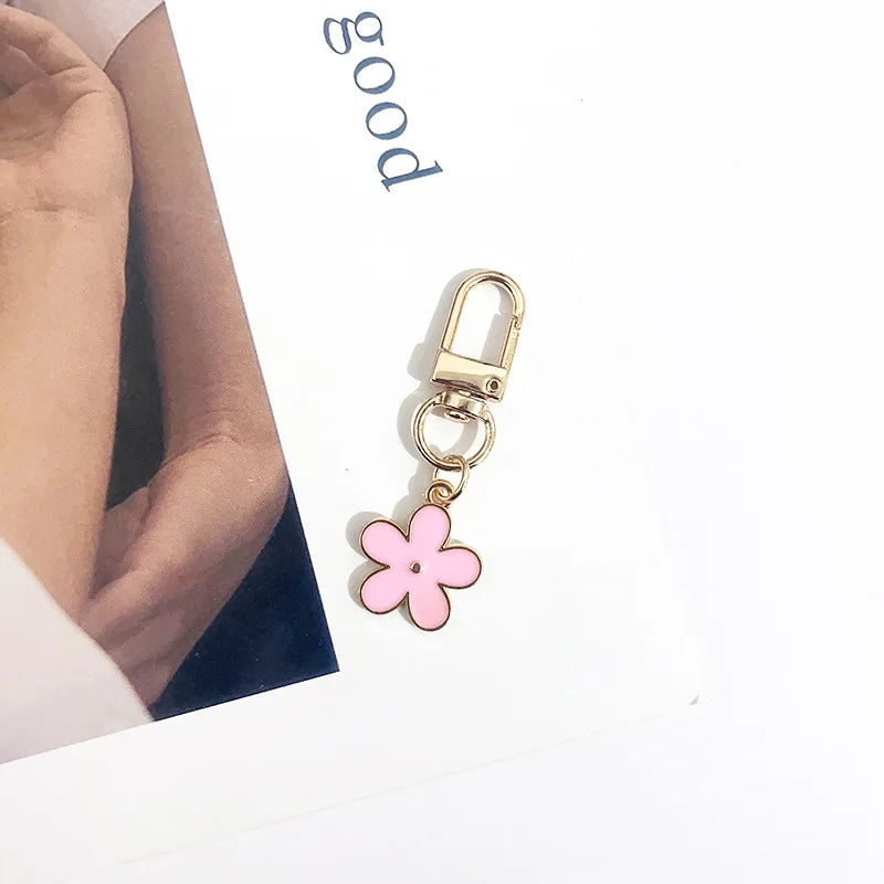 Porte-clés Japonais Sakura Minimaliste Rose