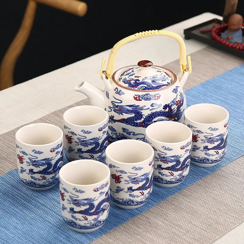 Ensemble théière et tasse japonaise