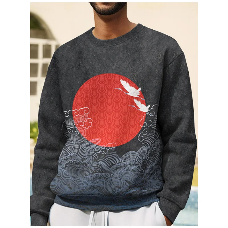 Sweat Classique Japon Gris