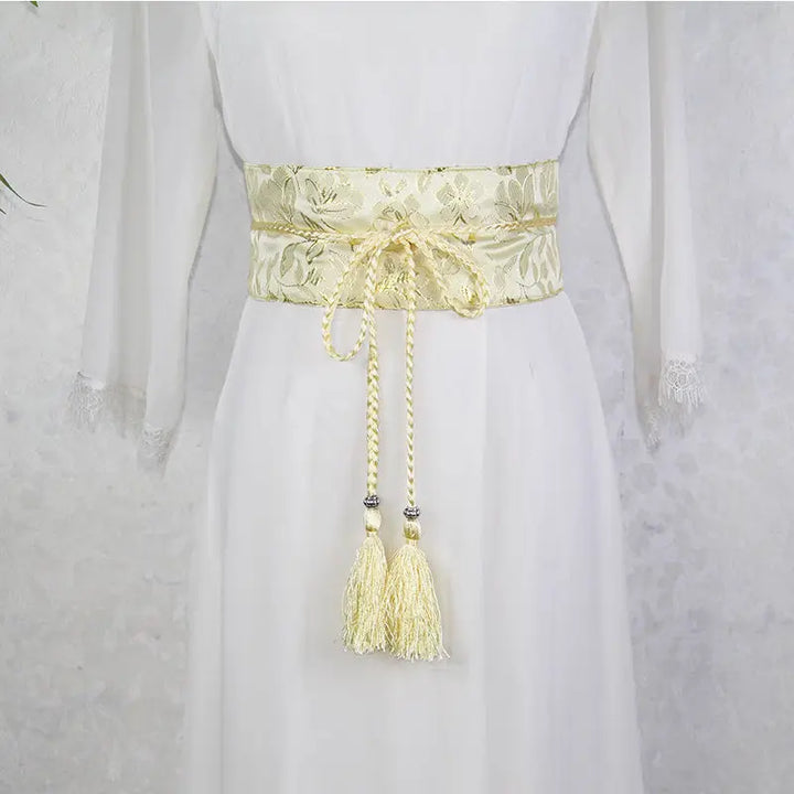 Ceinture japonaise à feuillages