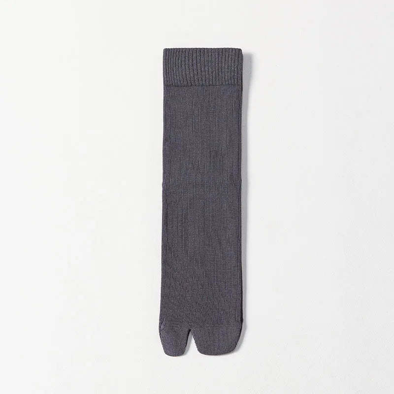 Chaussettes Japonaises 2 Doigts Coton longues