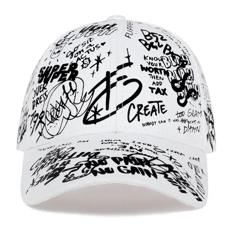 Casquette Japonaise Style Urbain Blanche