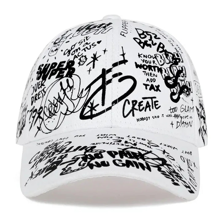 Casquette Japonaise Style Urbain Blanche