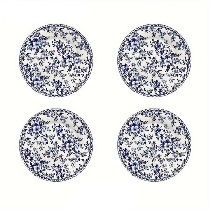 Assiette porcelaine japonaise bleu