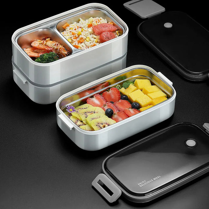 Stainless steel bento box