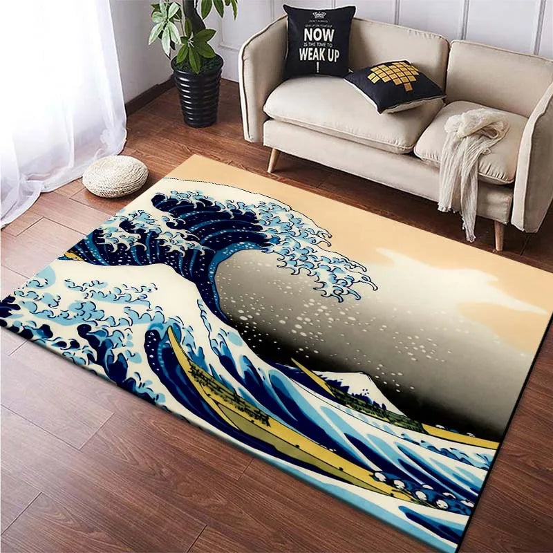 Tapis Salon Style Japonais de qualité
