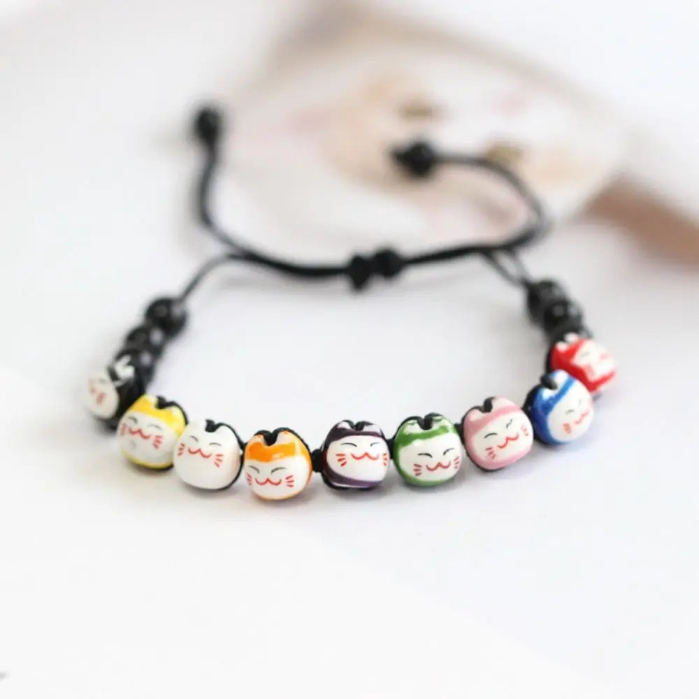 Bracelet Japonais Chat porte-bonheur